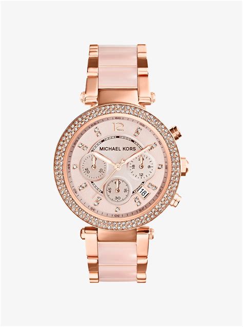 michael kors ピンクゴールド 時計|Michael Kors pink watches.